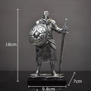 GobekUsa Heavy Armored Knight Resin Statue Decoration for Desk and Room Aesthetic
