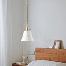 GobekUsa Ceramic LED Hanging Lamp Japenese Style Pendant Lighting for Home Deco