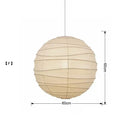 GobekUsa Japanese Wabi Sabi Pendant Light LED E27 Noguchi Akari Rice Paper Ceiling Hanging