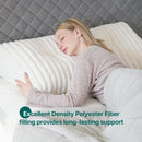 GobekUsa Headboard Wedge Pillow - Triangular Bed Rest Support & Reading Bolster