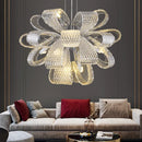 GobekUsa Glass Pinecone LED Chandelier: Modern Art Deco Pendant Lighting
