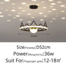 GobekUsa LED Gypsophila Chandelier for Modern Living Room Decor - Crown Ceiling Pendant Light
