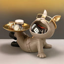 GobekUsa French Bulldog Resin Statue for Stylish Living Room Decor