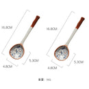 GobekUsa Japanese Vine Ceramic Spoon Set - Ins Wind Hand-painted Long Handle Dessert Spoons
