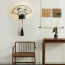GobekUsa Chinese Style Iron Art Wall Sconce for Living Room, Bedroom, Hotel, Hallway