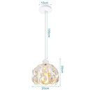 GobekUsa Crystal K9 Pendant Lamp: Industrial Nordic Chandeliers for Bedroom and Kitchen Lighting