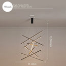 GobekUsa LED Nordic Chandelier: Modern Pendant Light for Living, Dining, and Bedroom