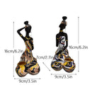 GobekUsa Black Woman Candlestick: African Exotic Statue for Interior Decor & Desktop Accessories