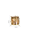 GobekUsa Gilded Tree Branch Glass Vase for Stylish Flower Arrangement