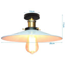 GobekUsa Industrial Flush Mount Light for Home Decor in Bedroom, Kitchen, Living Room