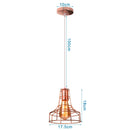GobekUsa Industrial Retro Loft LED Pendant Light for Home Living Room Kitchen