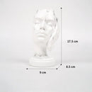 GobekUsa Abstract Face Mask Silence Gold Resin Statue Home Decor Figurine