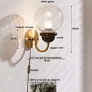 GobekUsa Japanese Style LED Wall Lights 4W for Home Bathroom Bedroom Mirror Lighting