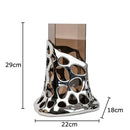 GobekUsa Gold Plated Hollowed Vase for Desk Decoration and Floral Arrangement