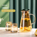 GobekUsa Glass Juice Kettle Set - Large Capacity, High Temp Resistant, Nordic Style