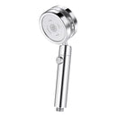 GobekUsa Double Panel Turbo Shower Head with Spiral Water Flow and One Key Stop
