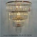 GobekUsa Crystal Ice Bar Chandelier: Luxury Hotel Restaurant Living Room Lighting