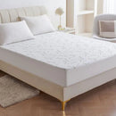 GobekUsa Bamboo Jacquard Waterproof Fitted Mattress Cover for Queen King Bed