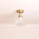 GobekUsa Diamond Glass LED Ceiling Lights - Modern Nordic Luxury Canopy Fixture
