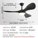 GobekUsa 52-Inch Modern LED Ceiling Fan Light with Strong Winds and Mute Operation