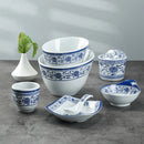 GobekUsa Blue and White Imitation Porcelain Dinner Set