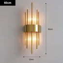GobekUsa Gold Stainless Steel LED Wall Sconce for Elegant Indoor Lighting