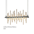 GobekUsa LED Stainless Steel Pendant Light Chandelier for Home Decor in Foyer, Living Room, Bedroom, Restaurant