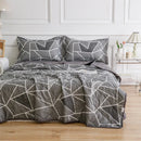 GobekUsa Daisy Print Quilted Summer Quilt Set in Soft Breathable Fabric