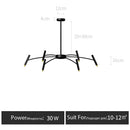 GobekUsa LED Ceiling Chandelier: Minimalist Nordic Home Lighting for Living Room, Bedroom, Dining Area
