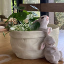 GobekUsa Lovely Rabbit Garden Flowerpot for Balcony Simulation and Garden Decor