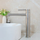 GobekUsa Gold Plated & Chrome Basin Faucet with Long Spout, Single Handle Mixer