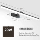 GobekUsa LED Bathroom Vanity Light Gold Silver Black 40-90cm 220V