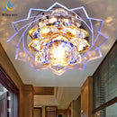 GobekUsa Lotus Crystal LED Ceiling Lamp, Nordic Brights, Modern Style