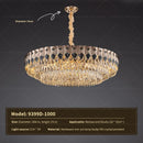 GobekUsa Crystal Chandelier: Modern Luxury for Living Room, Bedroom, Dining Room