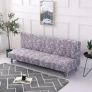 GobekUsa Armless Futon Sofa Cover Slipcover Elastic No Armrest