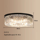 GobekUsa Crystal LED Ceiling Chandelier for Modern American Minimalist Décor