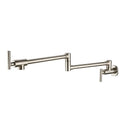 GobekUsa Brushed Gold Kitchen Pot Filler Faucet Wall Mount Single Cold Foldable Spout