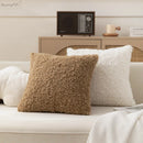 GobekUsa IvoryCamel Polka Dot Lace Cushion Cover 45x45cm for Home Sofa Bed Decoration