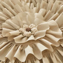 GobekUsa Brushed Cotton Flower Embroidery Bedding Set with Stereoscopic Handwork