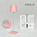 GobekUsa Crystal LED Rechargeable Table Lamp - Elegant Cordless Hotel Restaurant Bar Light