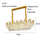 GobekUsa LED Sunflower Crystal Ceiling Chandelier for Home Decor and Lighting Fixture