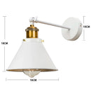 GobekUsa Industrial Gold Wall Lighting, E27 Wall Mount Lamp for Home Decor