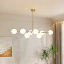 GobekUsa Gold Glass Ball LED Pendant Light for Kitchen Dining Room Lighting