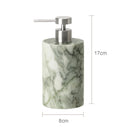 GobekUsa Emerald Marble Bathroom Set Luxury Accessories Vanity Tray & Reed Diffuser
