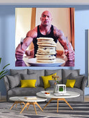GobekUsa Blueberry Pancakes Tapestry Wall Hanging: Funny Home & Bedroom Decor