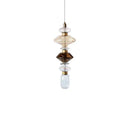 GobekUsa Ballet Pendant Lamp Clear Amber Glass Shade Restaurant Bedroom Lighting