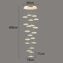 GobekUsa Crystal Chandelier Stair Pendant Lamp Living Room Pendant Lights Interior Lighting