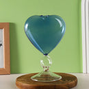 GobekUsa Heart Shaped Glass Mug Set for Couples - Cocktail, Tea, Coffee, Beer Glassware Drinkware