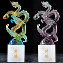 GobekUsa Ascending Dragon Feng Shui Ornament for Wealth and Success