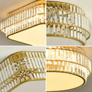 GobekUsa Crystal LED Ceiling Lamp for Living Room Bedroom Study